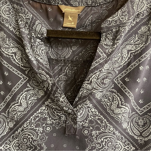 Eddie Bauer Women’s 100% Rayon Sleeveless Top Size Medium - Picture 3 of 11